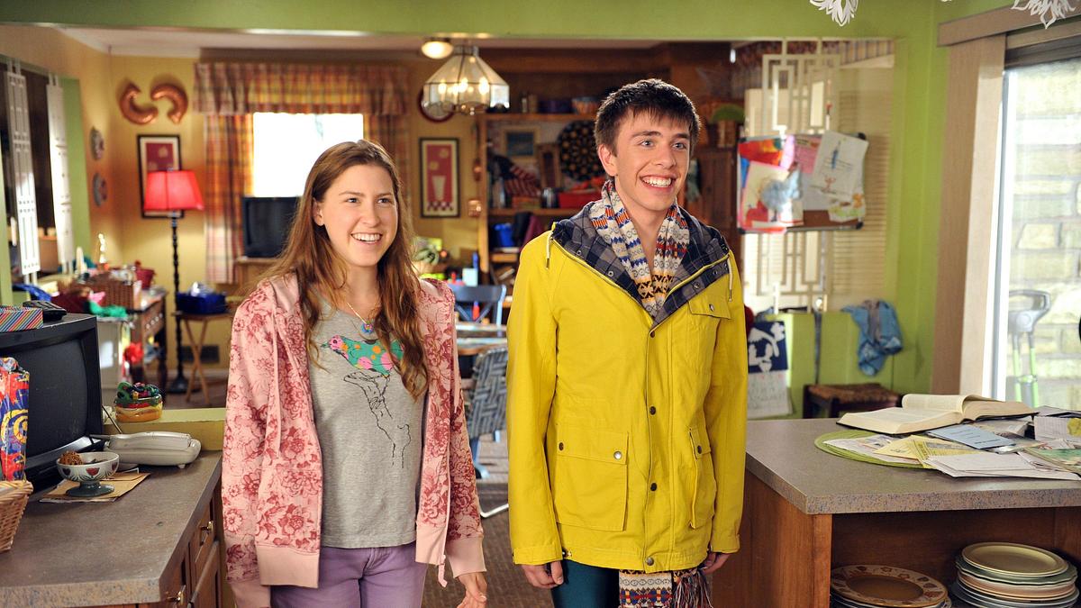 the middle