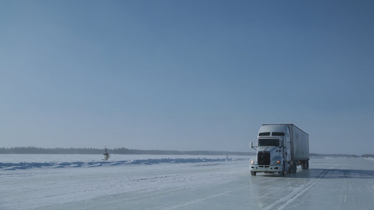 ice road truckers - gefahr auf dem eis