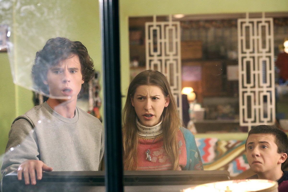 the middle