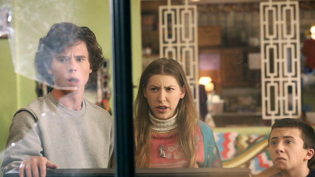 the middle