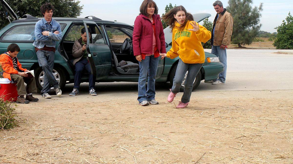 the middle
