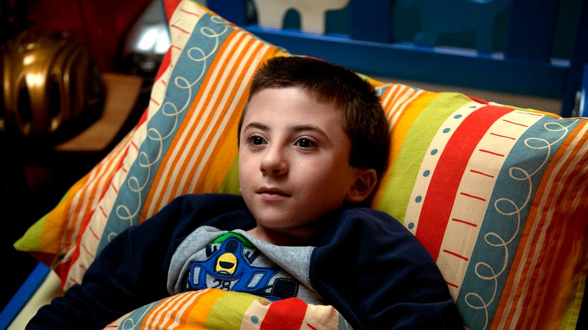 the middle