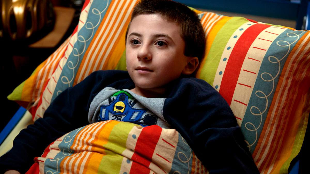the middle