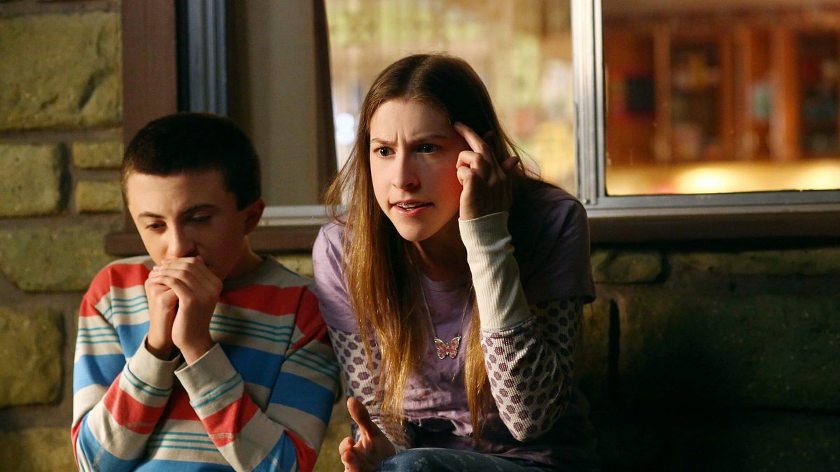 the middle