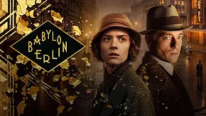 Cover zur fünften und letzten Staffel von „Babylon Berlin“ mit den Hauptfiguren Charlotte Ritter und Gereon Rath. - Foto: ARD Cover zur fünften und letzten Staffel von „Babylon Berlin“ mit den Hauptfiguren Charlotte Ritter und Gereon Rath. - Foto: ARD
