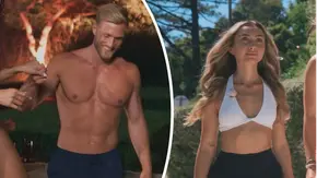 Collage zeigt Sebastian Paul oberkörperfrei und nadja im Top und schwarzer Leggins. - Foto: RTL Collage zeigt Sebastian Paul oberkörperfrei und nadja im Top und schwarzer Leggins. - Foto: RTL