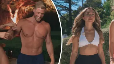 Collage zeigt Sebastian Paul oberkörperfrei und nadja im Top und schwarzer Leggins. - Foto: RTL Collage zeigt Sebastian Paul oberkörperfrei und nadja im Top und schwarzer Leggins. - Foto: RTL