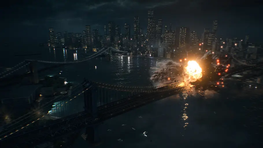New York City in Battlefield 6 Eine Brücke explodiert in New York City in Battlefield 6