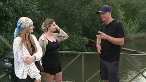 Björn, lea und Sarah von„Bauer sucht Frau International“ - Foto: RTL