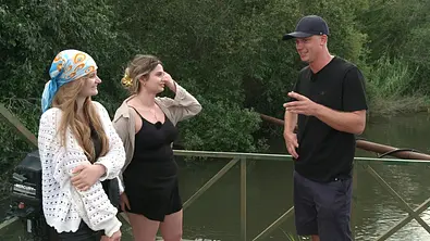 Björn, lea und Sarah von„Bauer sucht Frau International“ - Foto: RTL