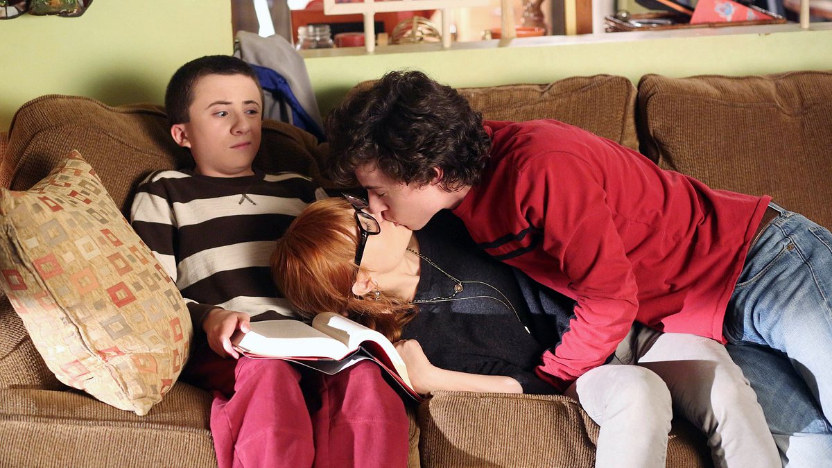 the middle