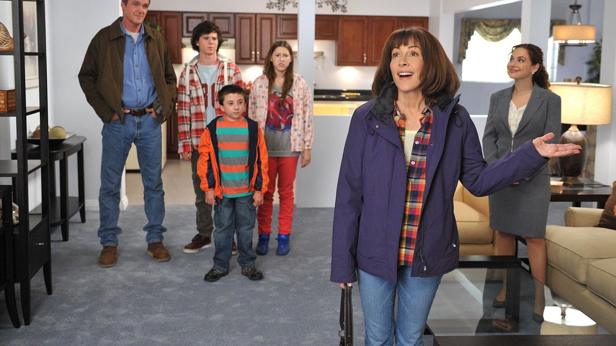 the middle