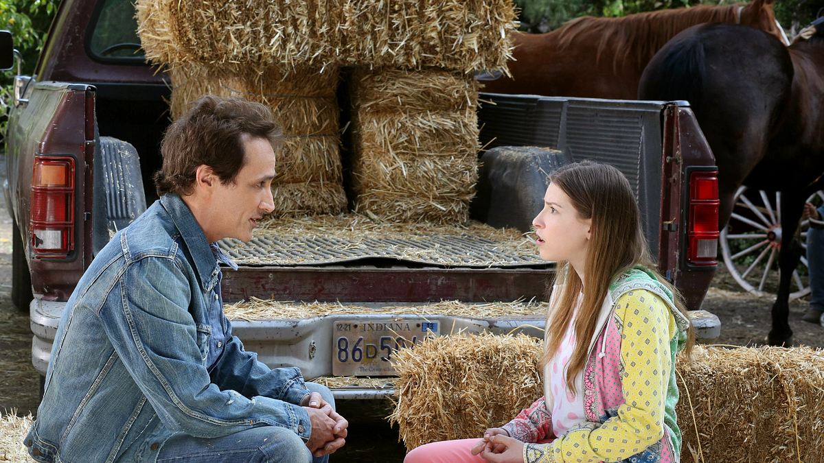 the middle