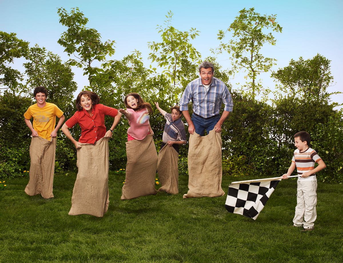 the middle