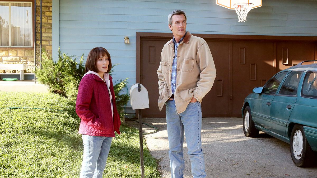 the middle