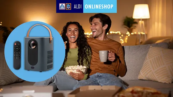 Nur 99 Euro! Hol dir diesem Beamer Kino Feeling nach Hause - Foto: istock/Prostock-Studio/PR Nur 99 Euro! Hol dir diesem Beamer Kino Feeling nach Hause - Foto: istock/Prostock-Studio/PR