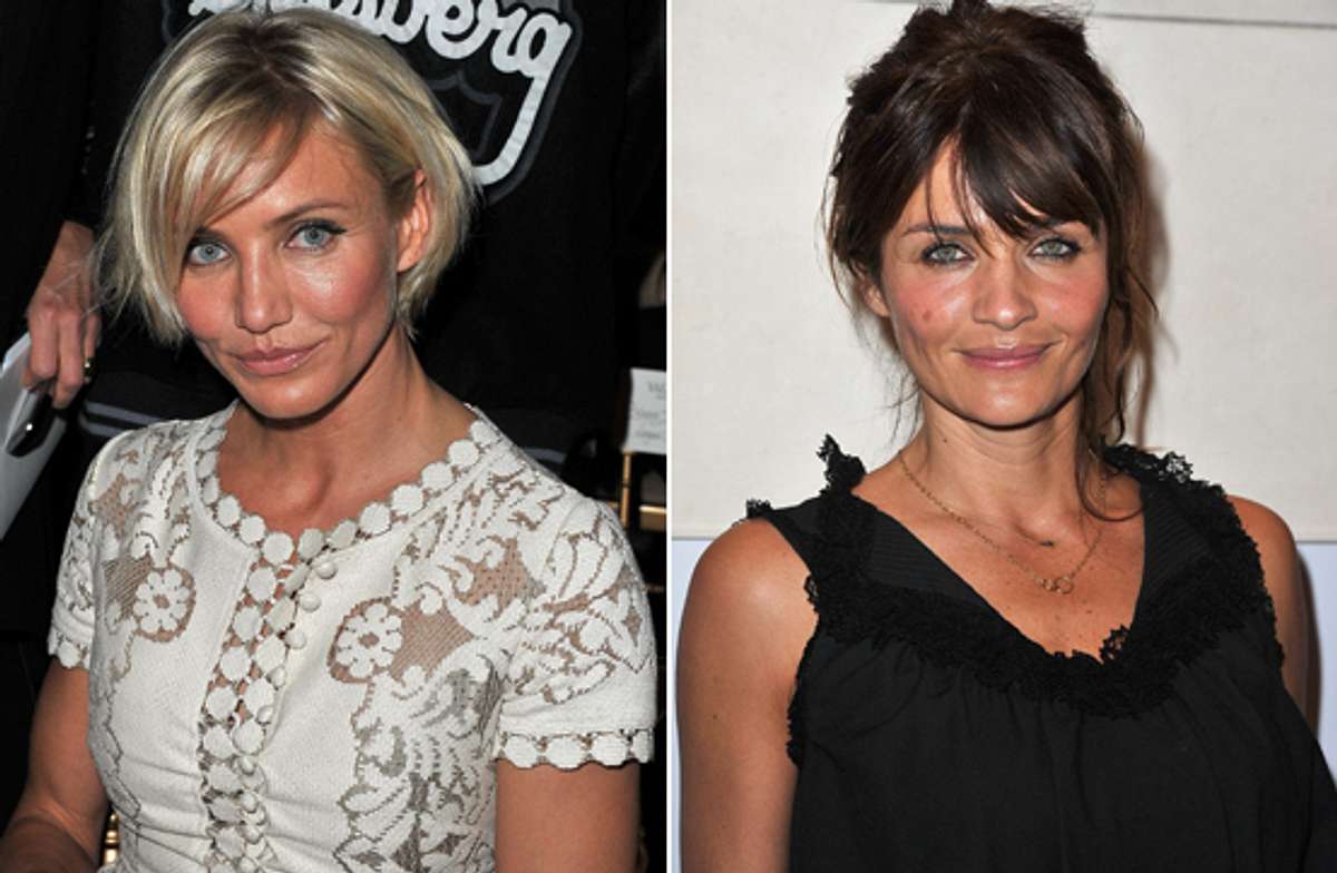 Cameron Diaz und Helena Christensen