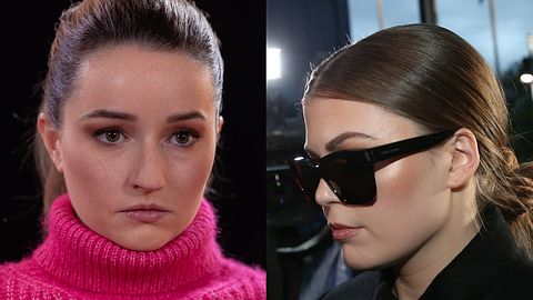 Links: Kaitlyn Dever in Apple Cider Vinegar, rechts: die echte Belle Gibson - Foto: Netflix und IMAGO / AAP