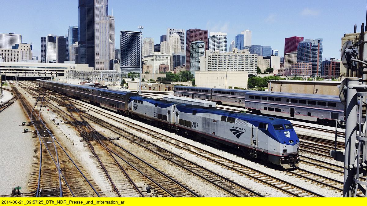 im zug von chicago nach kalifornien - mit dem westwind durch amerika