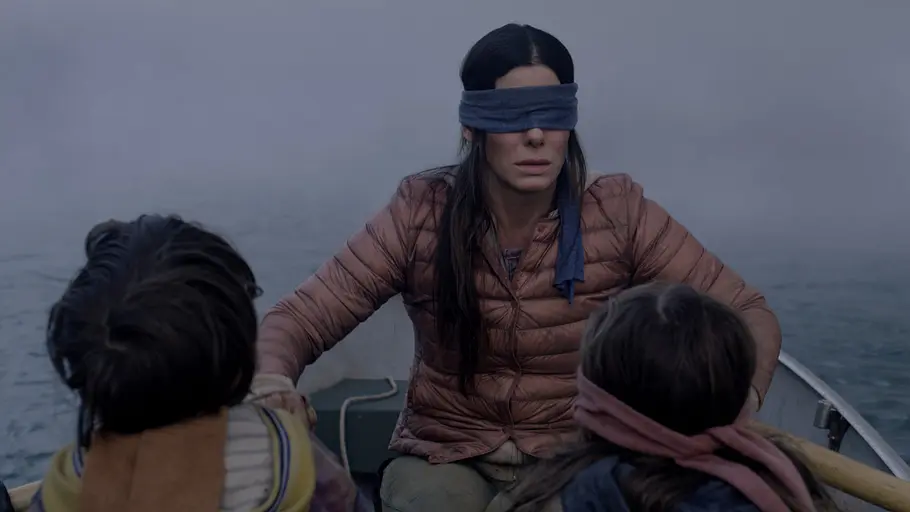 Sandra Bullock in „Bird Box – Schließe deine Augen“.