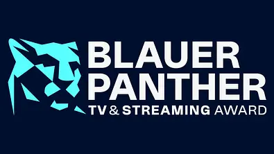 Das Logo zum Blauen Panther zeigt den Schriftzug sowie einen hellblauen Panther - Foto: Blauer Panther
