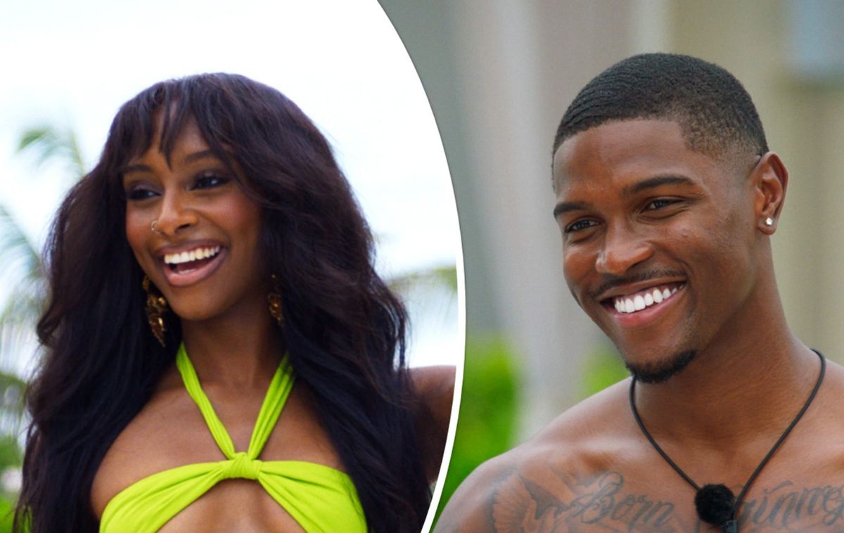 Collage von Bri Balram und Demari Davis von Too Hot to Handle