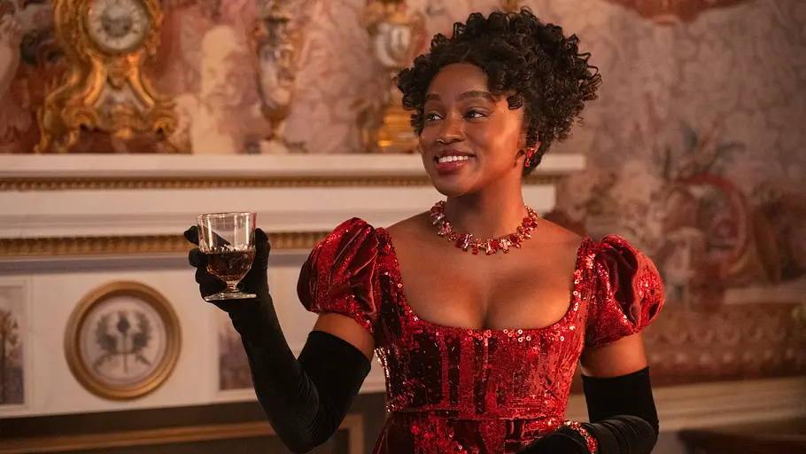 „Bridgerton“ Staffel 5 Casting-News Masali Baduza als Michaela Stirling in der 4. Staffel von Bridgerton.
