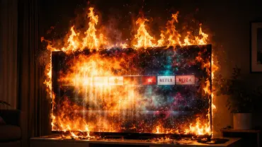 Burn in Effekt OLED-Fernseher - Foto: TVM/ChatGPT