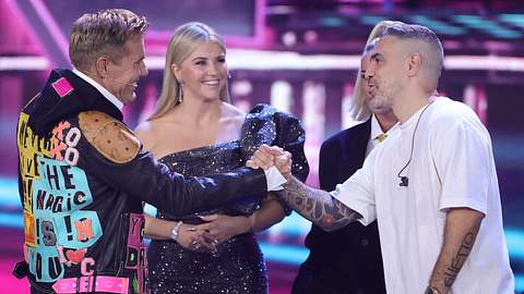 Dieter Bohlen, Beatrice Egli und Bushido - Foto: Andreas Rentz/ Getty Images