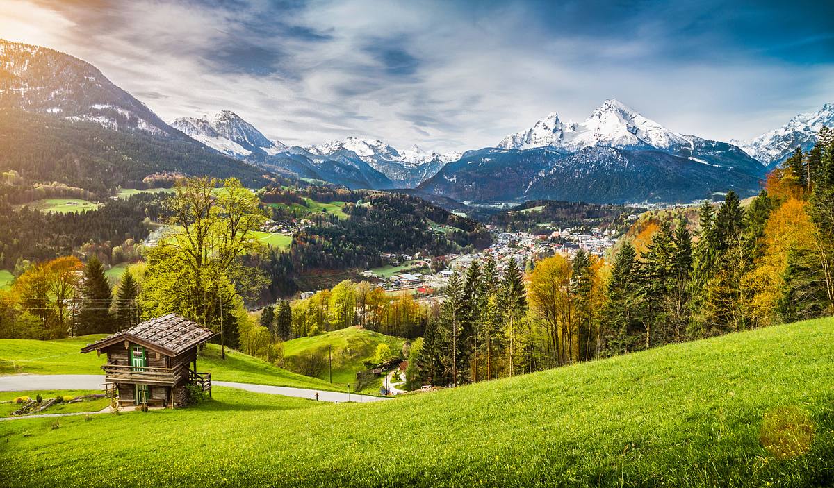 Französische Alpen von oben französische alpen von oben