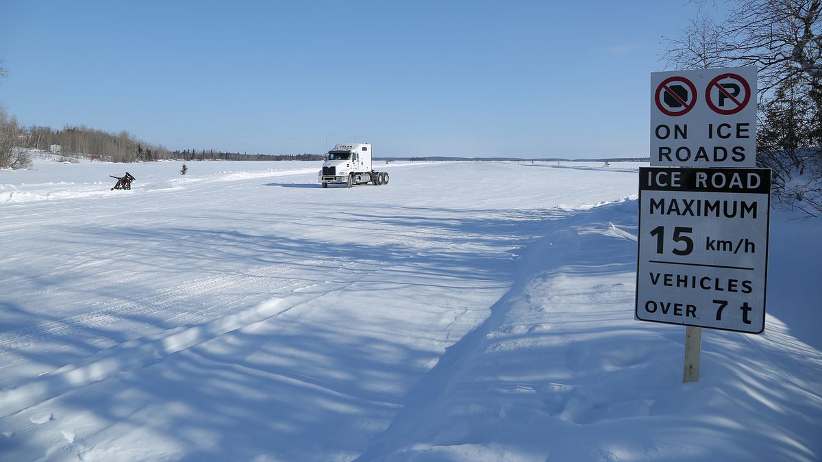 ice road truckers - gefahr auf dem eis