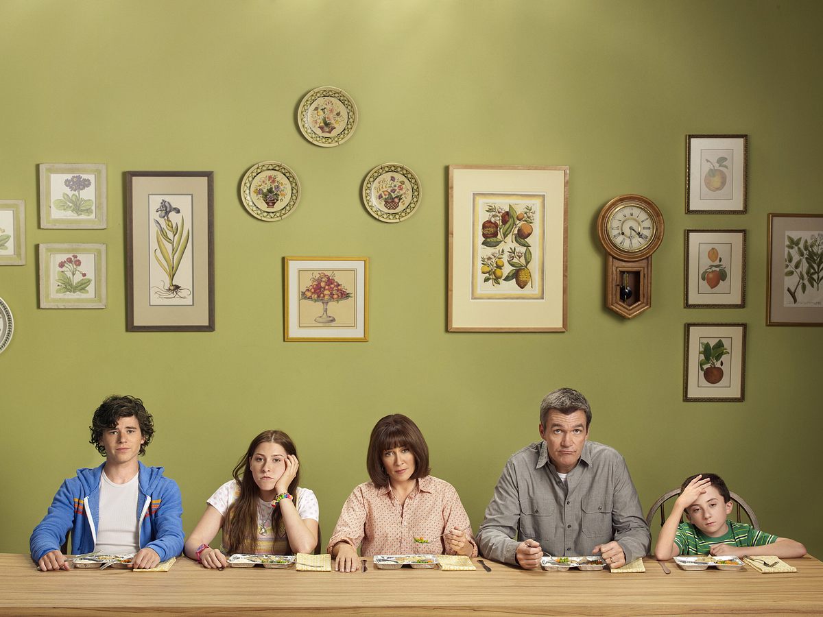 the middle
