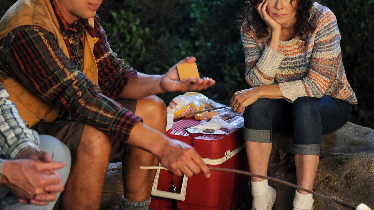 the middle