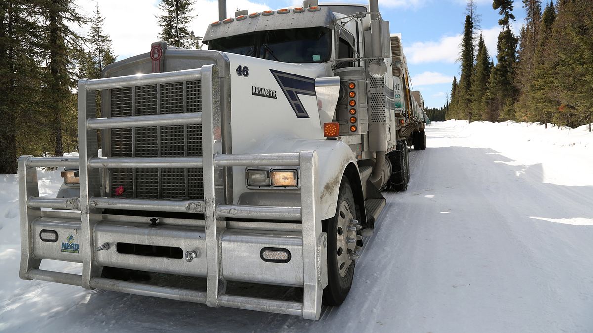 ice road truckers - gefahr auf dem eis