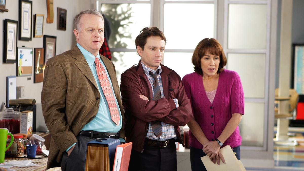 the middle