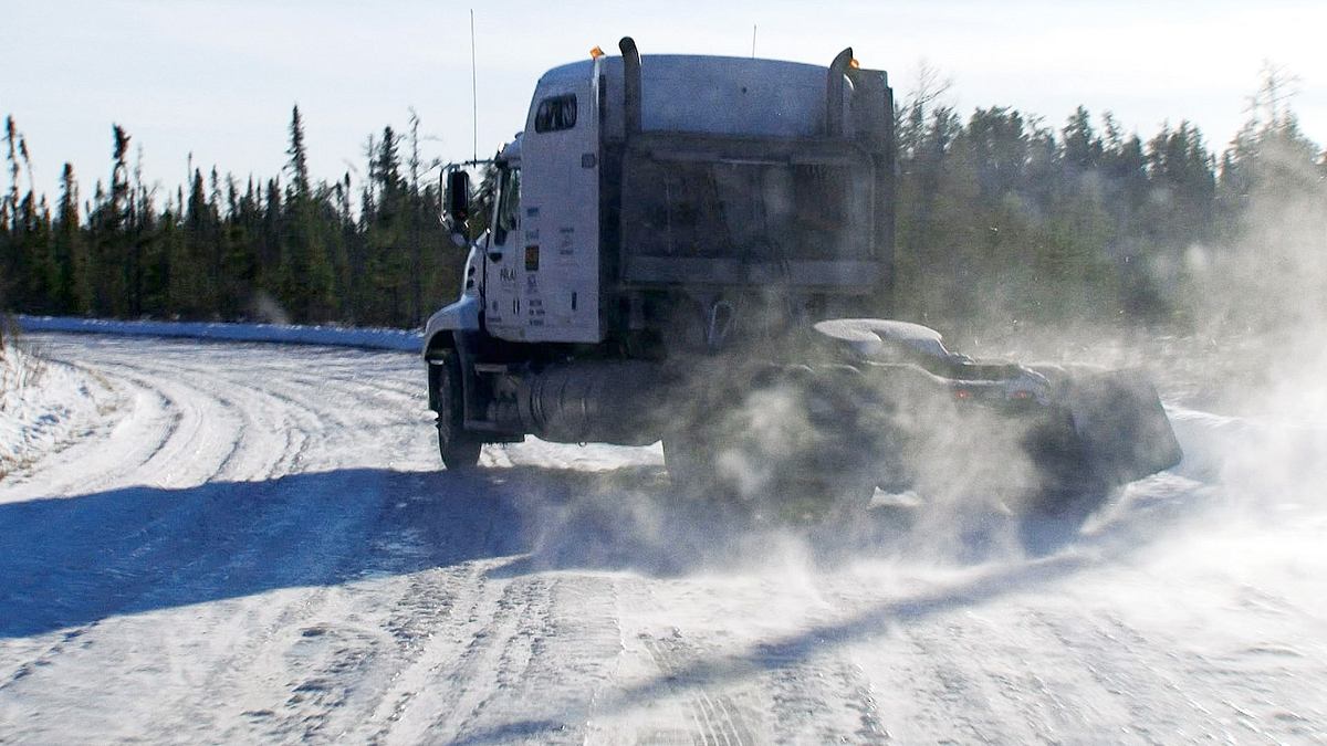 ice road truckers - gefahr auf dem eis