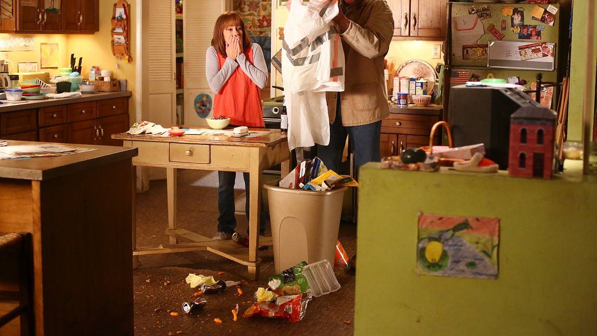 the middle