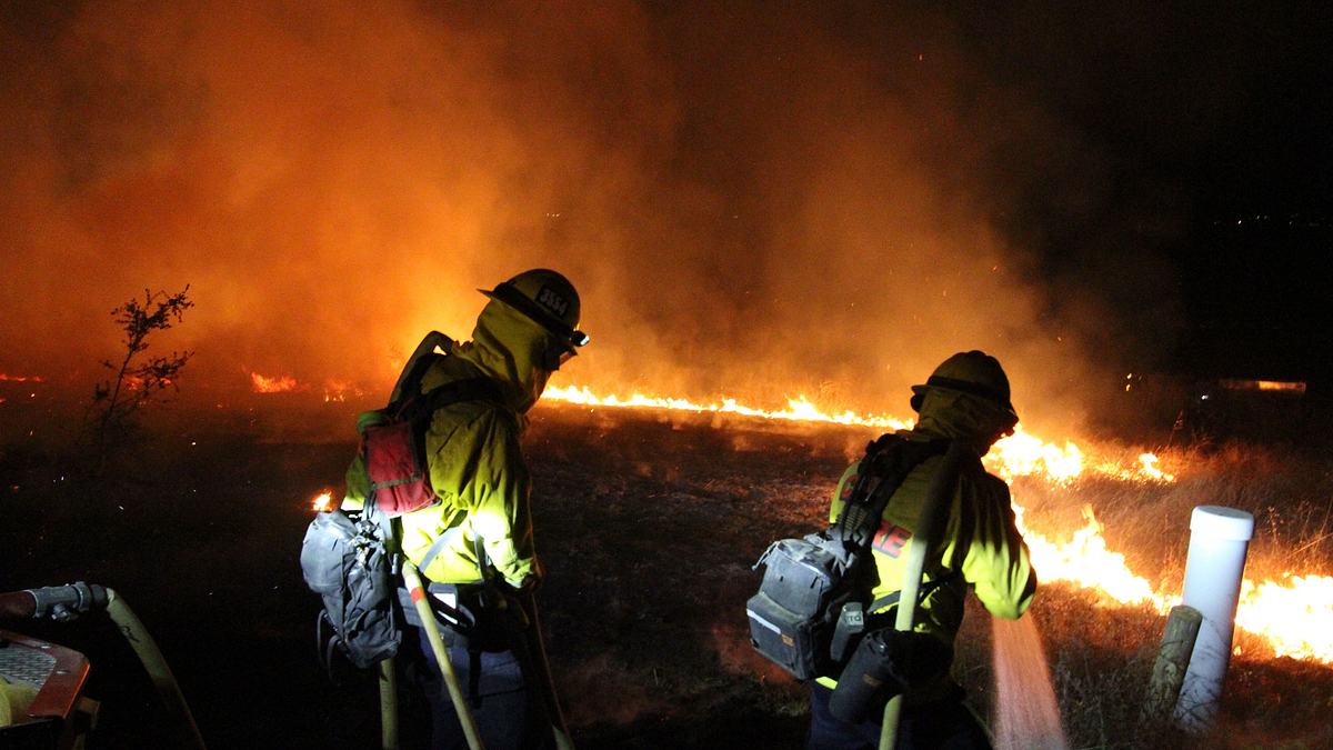 cal fire - feueralarm in kalifornien