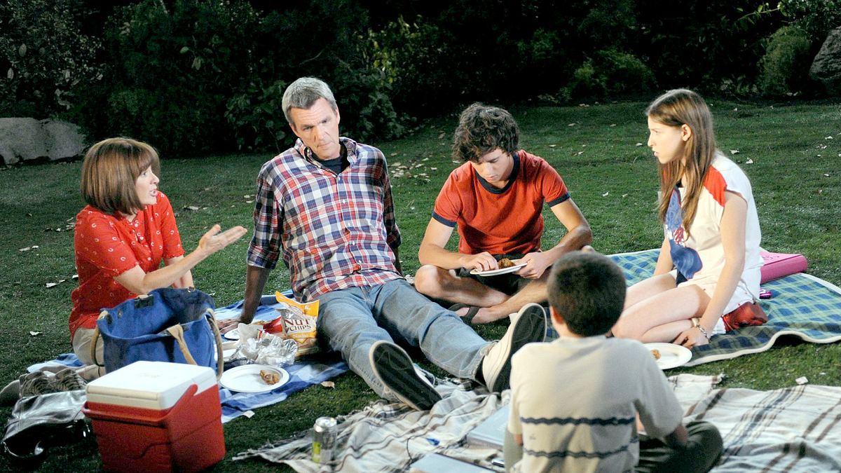 the middle