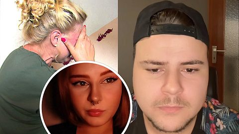 Collage: Silvia Wollny greift sich an den Kopf, Calantha und Jeremy schauen ernst - Foto: RTL2, Instagram/_jeremypascalwollny_/ und /calantha_official/