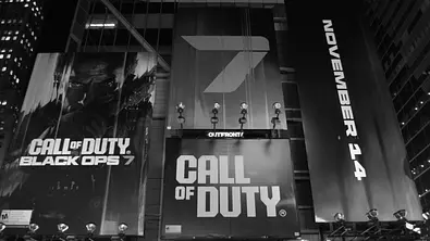 Call of Duty Banner am Time Squre - Foto: IMAGO / ZUMA Press Wire
