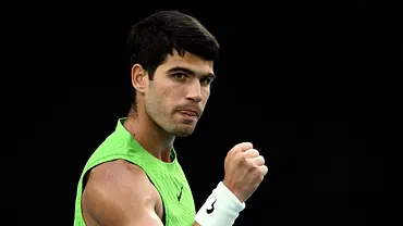 Carlos Alcaraz bei den Australian Open - Foto: IMAGO / AAP