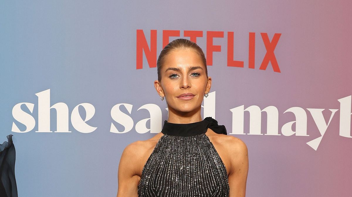 Caro Daur spielt in dem Netflix-Film ihre erste größere Rolle. Caro Daur auf der Premiere von She Said Maybe.