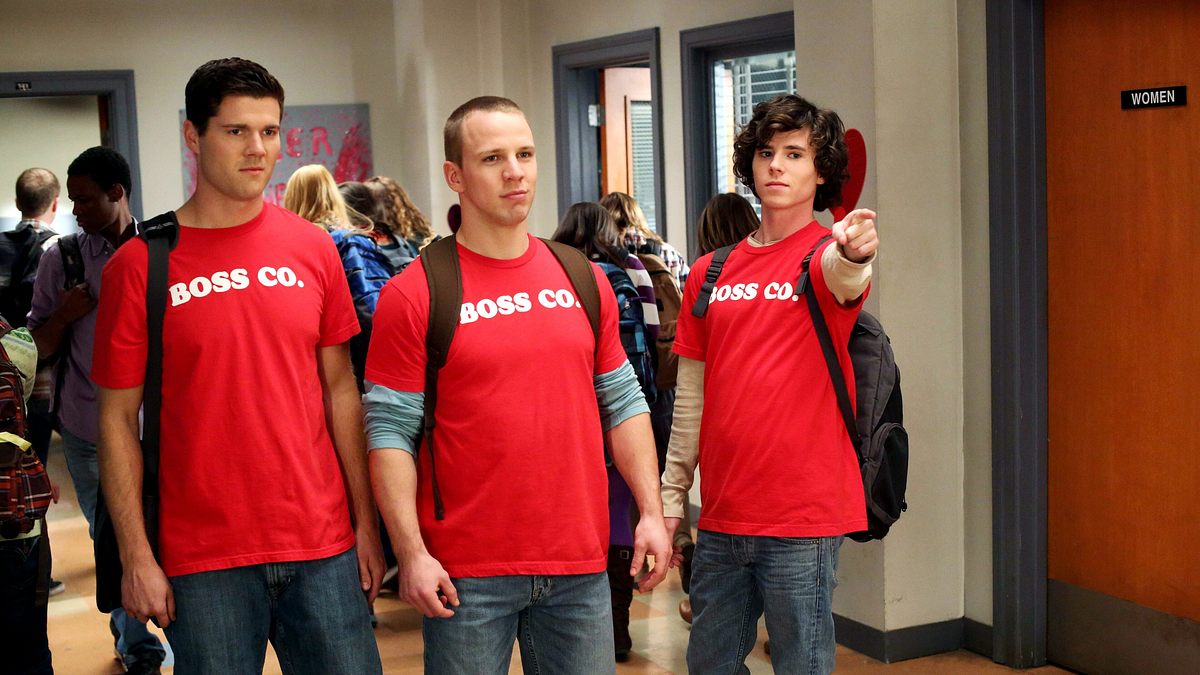 the middle