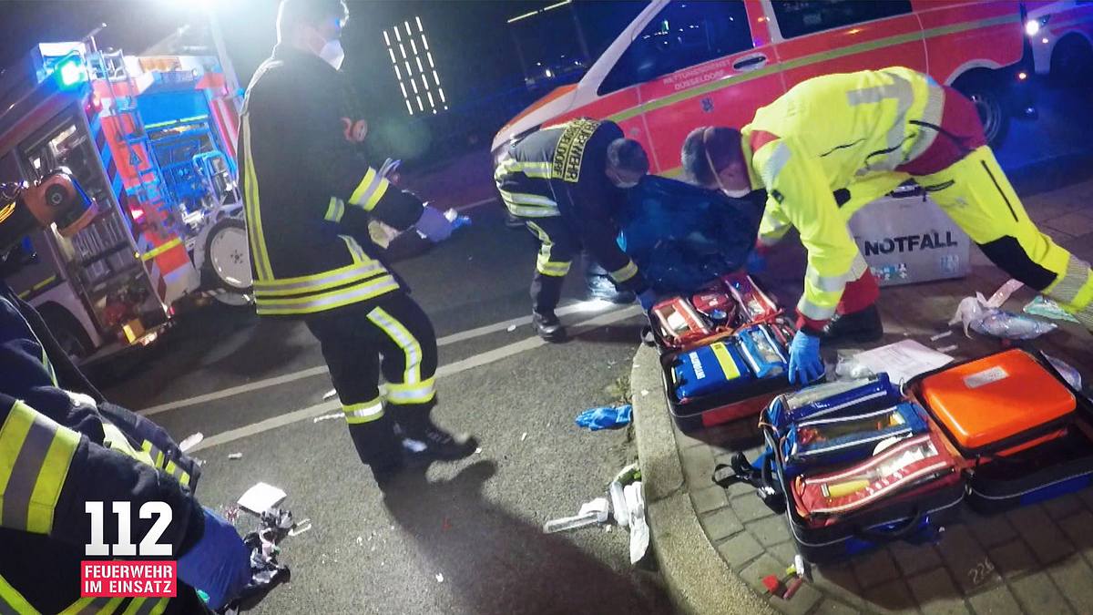 112: feuerwehr im einsatz