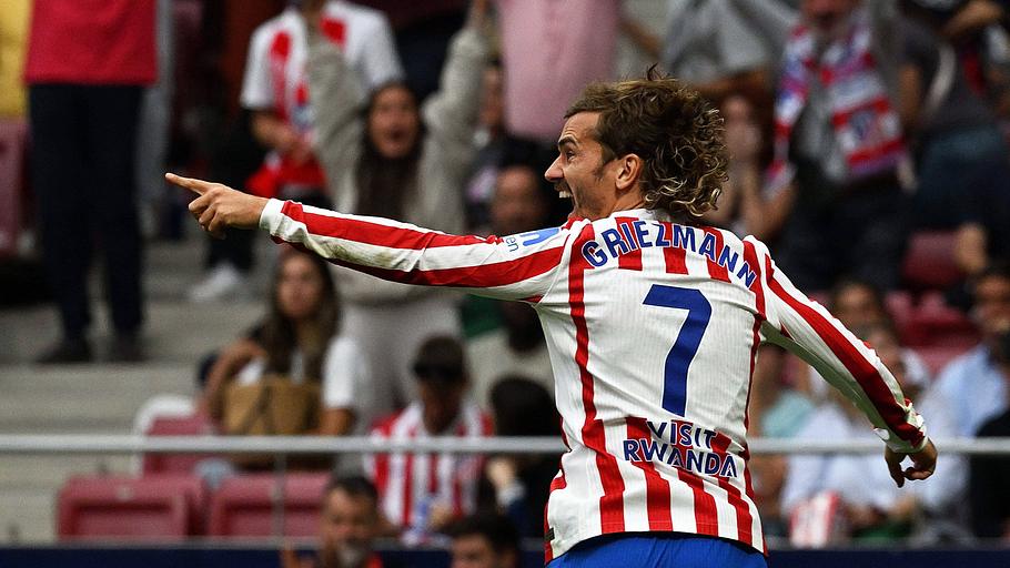 Antoine Griezmann jubelt