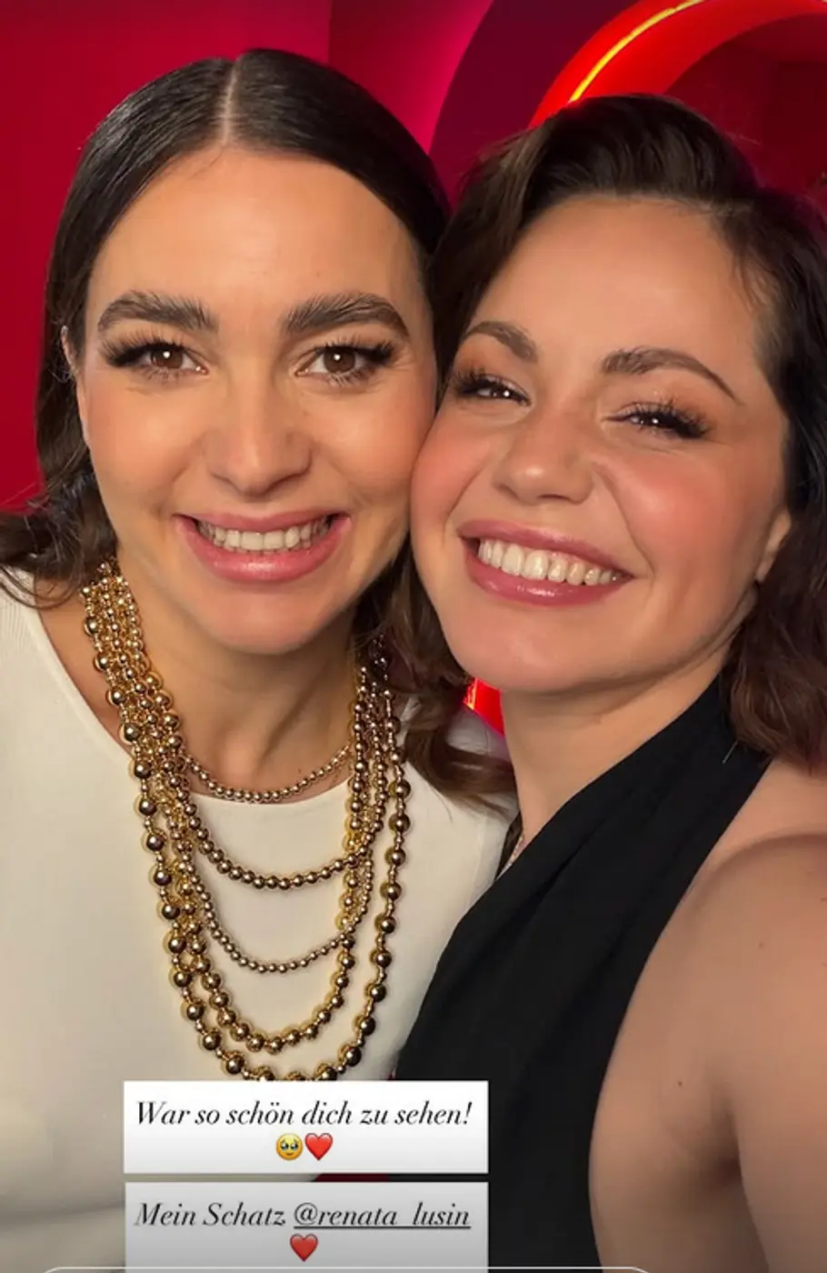 Christina Hänni mit Renata Lusin.