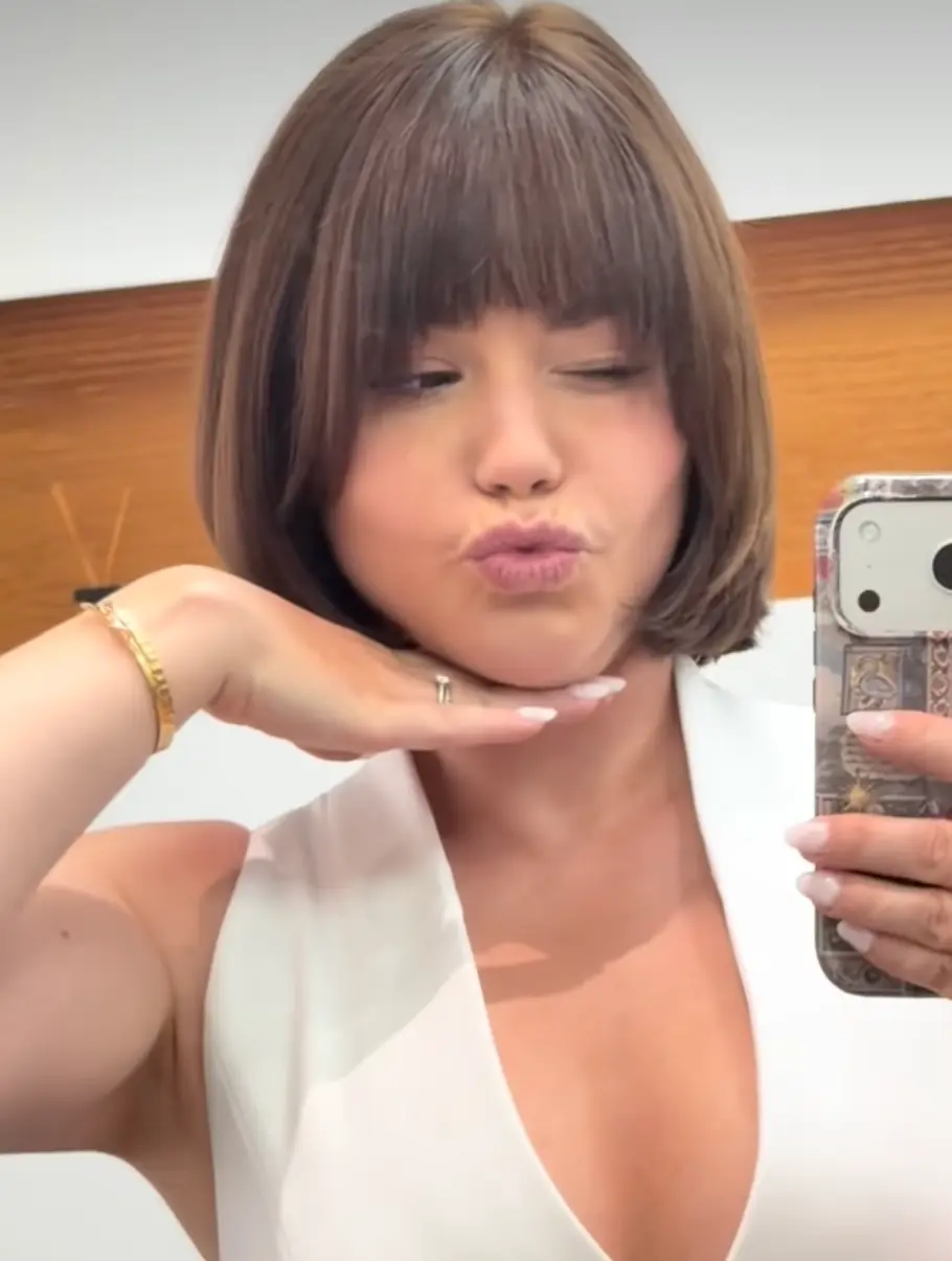 Christina Hänni neue Frisur Christina Hänni mit neuer Frisur aus Instagram-Reel.