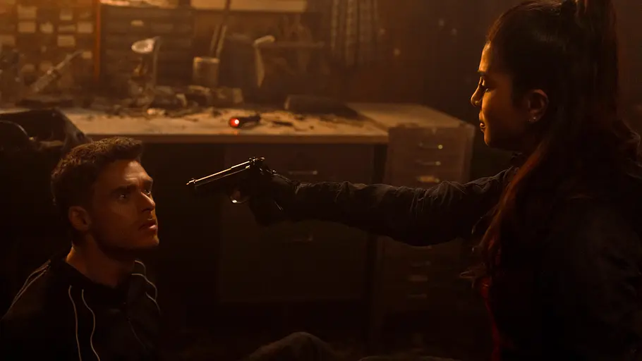 „Citadel“ Staffel 2 Richard Madden (Mason Kane) und Priyanka Chopra Jonas (Nadia Sinh) in „Citadel“ Staffel 2.
