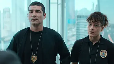 Code des Verbrechens: Benício und Suellen bei der Arbeit - Foto: Netflix Code des Verbrechens: Benício und Suellen bei der Arbeit - Foto: Netflix